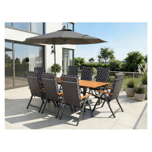 LIVARNO® Set de sillones plegables de entramado Valencia