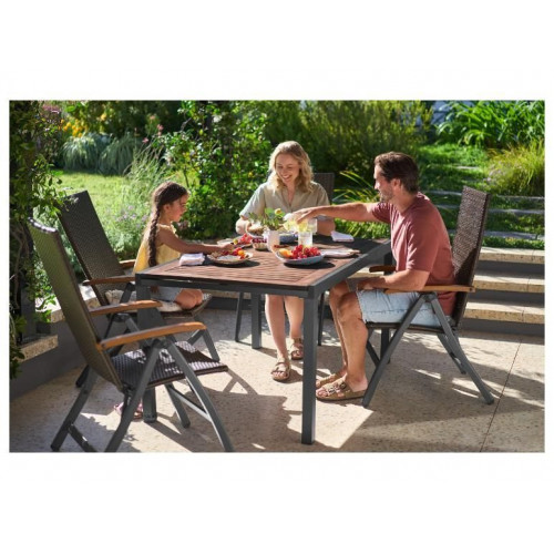 LIVARNO® Set de sillones plegables de entramado Valencia
