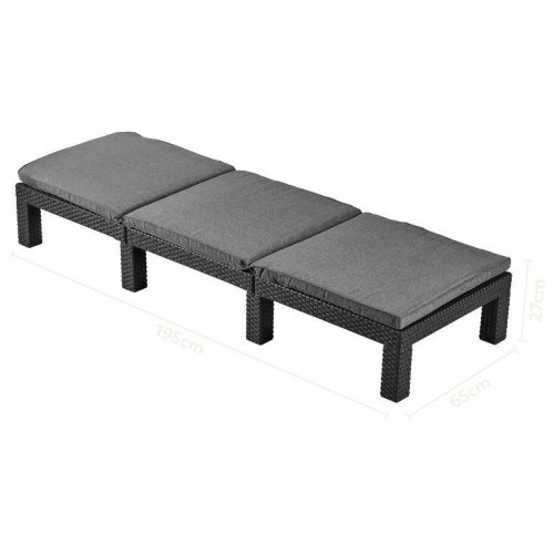 LIVARNO® Tumbona de mimbre