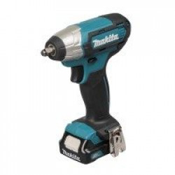 Llave de impacto 12V Makita TW140DSAJ - Compacta, 140 Nm, luz LED, 2 baterías 2.0 Ah