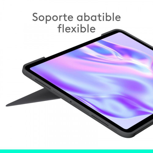 Logitech Combo Touch Funda con Teclado Español QWERTY Grafito para iPad Pro 13