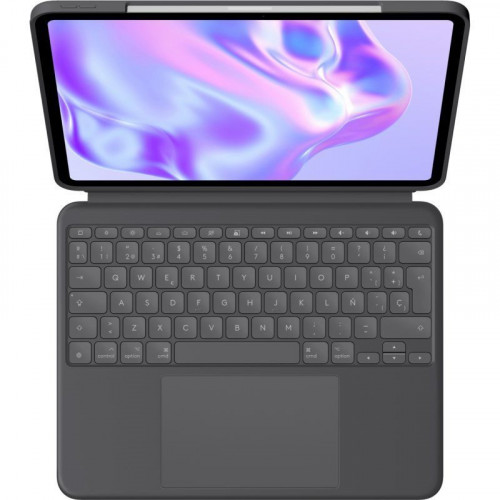 Logitech Combo Touch Funda con Teclado Español QWERTY Grafito para iPad Pro 13