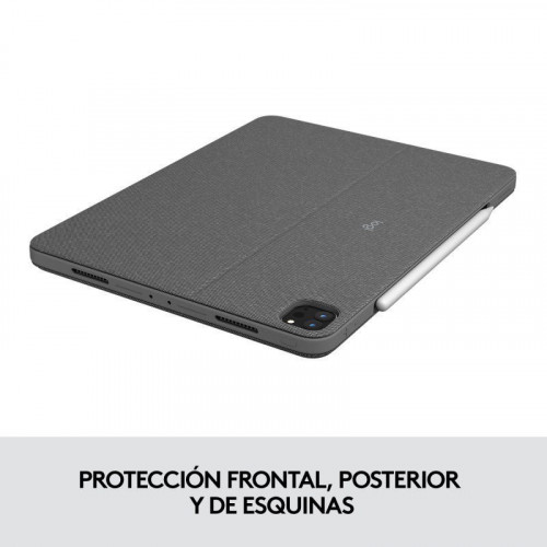 Logitech Combo Touch Funda con Teclado Gris para iPad Pro 12.9