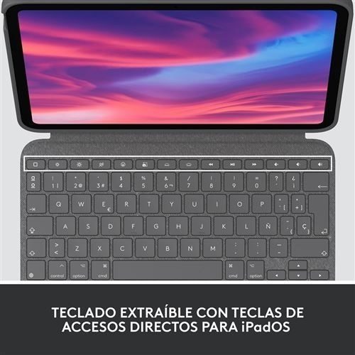 LOGITECH COMBO TOUCH Gris - Funda Tablet Con Teclado 10.9