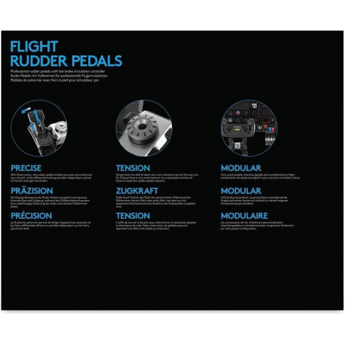 Logitech G Pro Flight Rudder Pedals