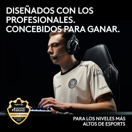 Logitech G PRO X 2 LIGHTSPEED Auriculares Inalámbricos Bluetooth Gaming Blancos