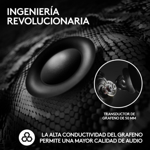 Logitech G PRO X 2 LIGHTSPEED Auriculares Inalámbricos Bluetooth Gaming Blancos