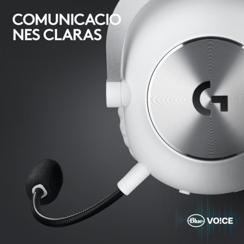 Logitech G PRO X 2 LIGHTSPEED Auriculares Inalámbricos Bluetooth Gaming Blancos