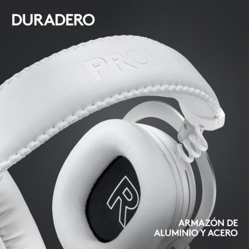 Logitech G PRO X 2 LIGHTSPEED Auriculares Inalámbricos Bluetooth Gaming Blancos