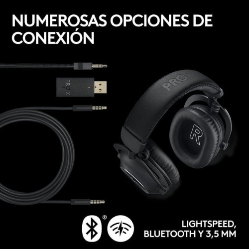 Logitech G PRO X 2 LIGHTSPEED Auriculares Inalámbricos Bluetooth Gaming Magenta