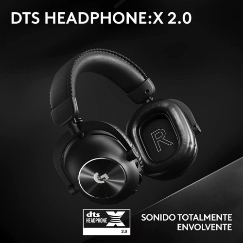 Logitech G PRO X 2 LIGHTSPEED Auriculares Inalámbricos Bluetooth Gaming Magenta