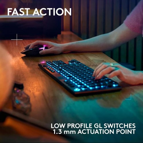 Logitech g teclado inalámbrico RGB para gaming g915 x TKL