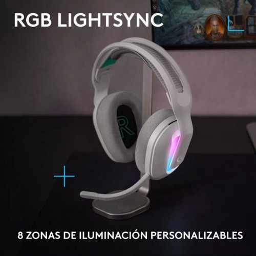 Logitech G522 LIGHTSPEED Auriculares Gaming Inalámbricos RGB Blancos