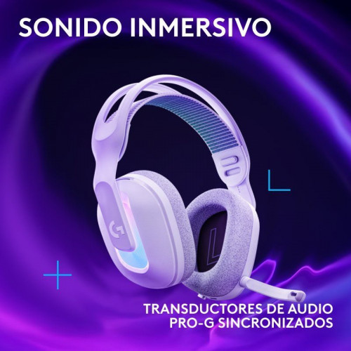 Logitech G522 LIGHTSPEED Auriculares Gaming Inalámbricos RGB Blancos