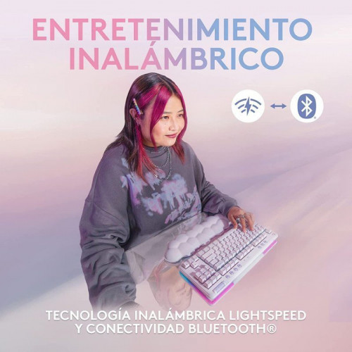 Logitech G715 Teclado Gaming Inalámbrico LIGHTSYNC RGB Interruptores Táctiles GX Brown