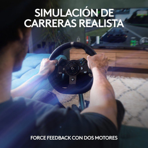 Logitech G920 Driving Force Volante y Pedales para Xbox Series/Xbox One/PC/Mac Negro