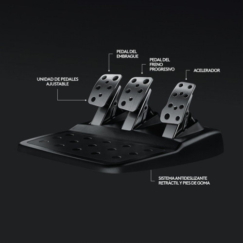 Logitech G920 Driving Force Volante y Pedales para Xbox Series/Xbox One/PC/Mac Negro