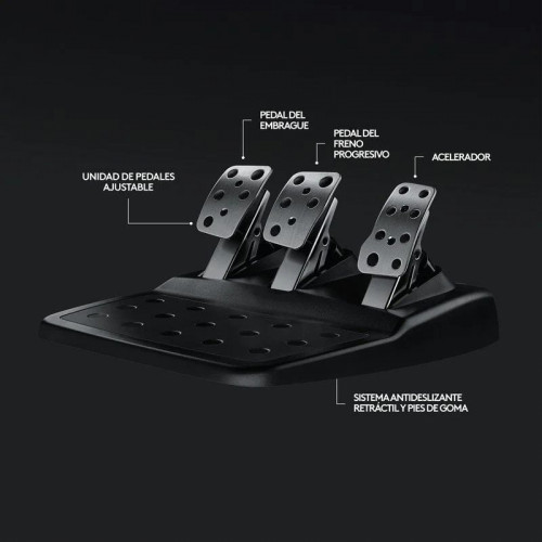 Logitech G920 Driving Force Volante y Pedales para Xbox Series/Xbox One/PC/Mac Negro + Driving Force Shifter