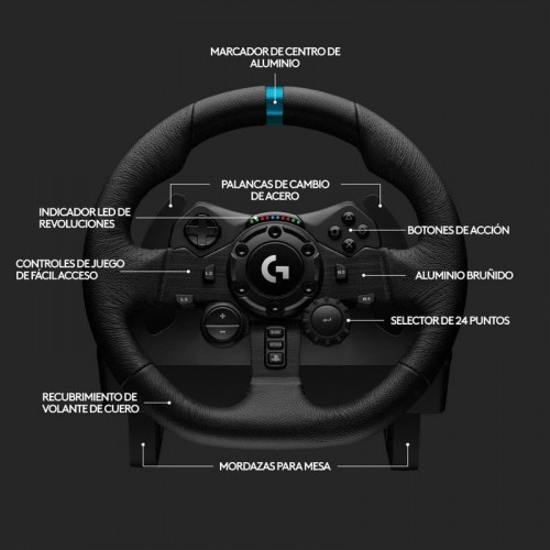 Logitech G923 Volante y Pedales para PS4/PS5/PC + F1 2025 PS5