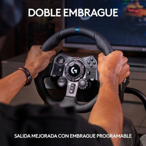 Logitech G923 Volante y Pedales para PS4/PS5/PC +LEGO Speed Champions Coche Audi Revolut F1 Team R26