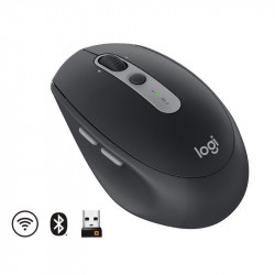 Logitech M590 Silent Ratón Inalámbrico Multidispositivo 1000DPI Negro