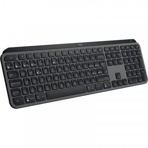 Logitech MX Keys S Teclado Inalámbrico Bluetooth de Perfil Bajo QWERTY Portugués Grafito