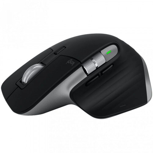 Logitech MX Master 3S para Mac, Apple, iPad, Funciona sobre cristal con Clics Silencioso, USB-C Negro