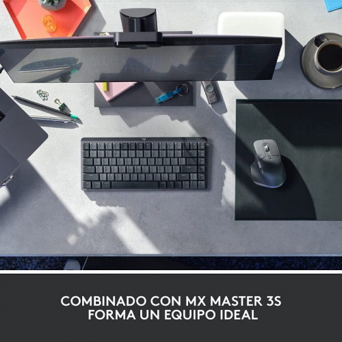 Logitech MX Mini Teclado Mecánico Retroiluminado Inalámbrico Grafito Layout US