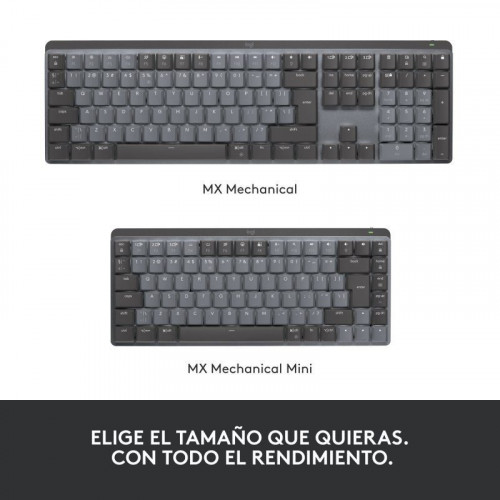 Logitech MX Mini Teclado Mecánico Retroiluminado Inalámbrico Grafito Layout US