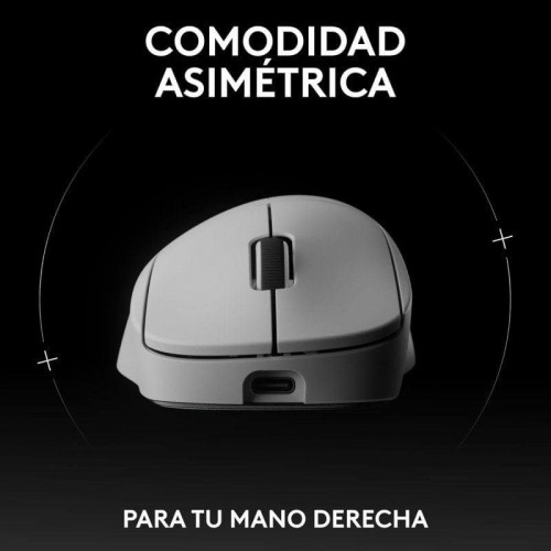 Logitech PRO X SUPERLIGHT 2 DEX Ratón Gaming Inalámbrico para Diestros 44000 DPI Blanco