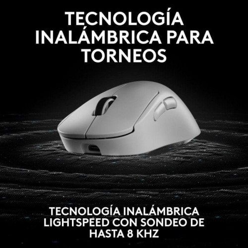 Logitech PRO X SUPERLIGHT 2 DEX Ratón Gaming Inalámbrico para Diestros 44000 DPI Blanco