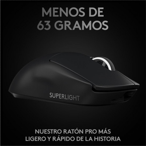 Logitech Pro X Superlight Ratón Gaming 25600DPI Negro