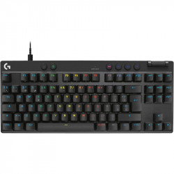 Logitech PRO X TKL RAPID Teclado Gaming Mecánico Switch Magnéticos Negro Teclado USA