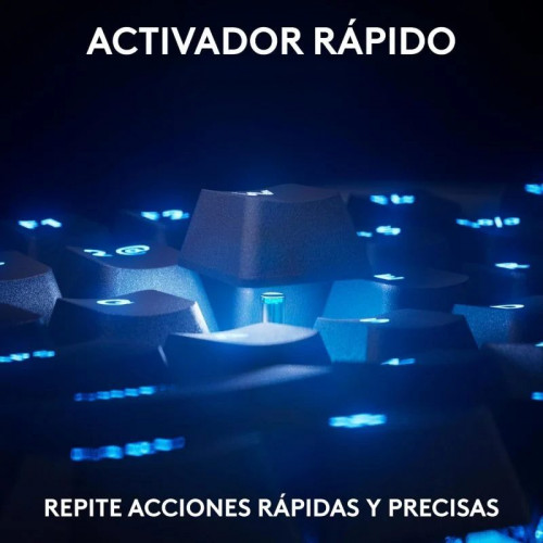 Logitech PRO X TKL RAPID Teclado Gaming Mecánico Switch Magnéticos Negro Teclado USA