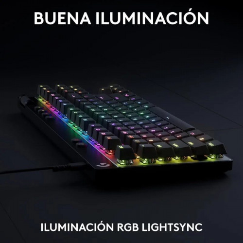 Logitech PRO X TKL RAPID Teclado Gaming Mecánico Switch Magnéticos Negro Teclado USA