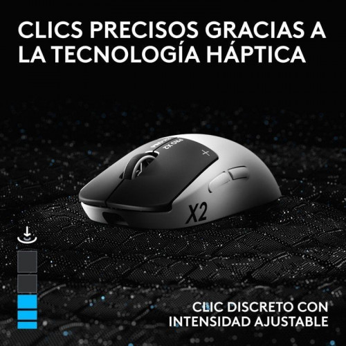 Logitech PRO X2 SUPERSTRIKE inalámbrico 44000 DPI blanco háptico LIGHTSPEED + G Pro X Auriculares Gaming Inalámbricos con Lightspeed Negros