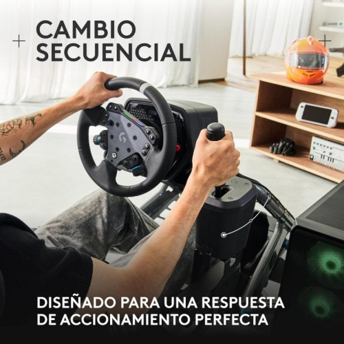 Logitech RS Shifter & Handbrake Palanca 2 en 1 Cambios Secuencial y Freno de Mano para Volantes G PRO