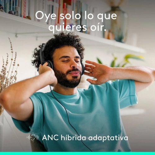 Logitech Zone Wired 2 auriculares con cancelación de ruido Grafito