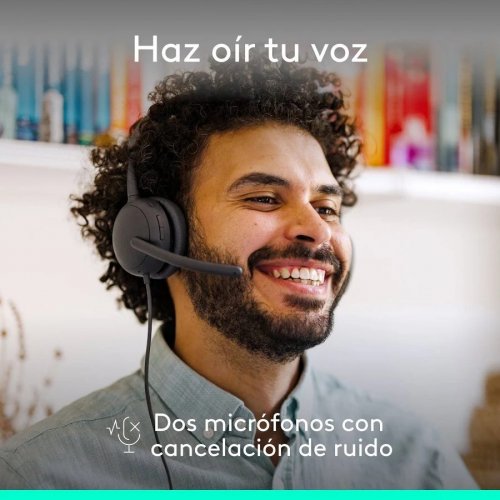 Logitech Zone Wired 2 auriculares con cancelación de ruido Grafito
