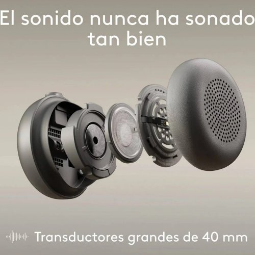 Logitech Zone Wired 2 auriculares con cancelación de ruido Grafito