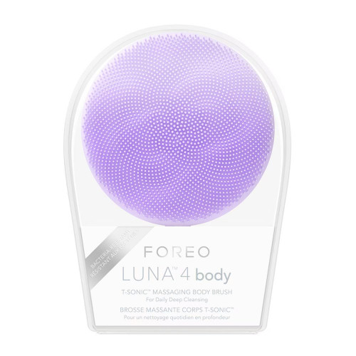 LUNA™ 4 body - Dispositivo limpiador y masajeador corporal 2 en 1 con pulsaciones T-Sonic™ para todo tipo de pieles Lavander FOREO Lavander