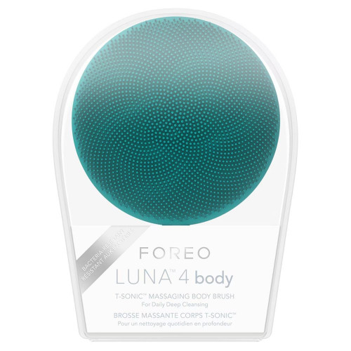 LUNA™ 4 body - Dispositivo limpiador y masajeador corporal 2 en 1 con pulsaciones T-Sonic™ para todo tipo de pieles Evergeen FOREO Evergeen