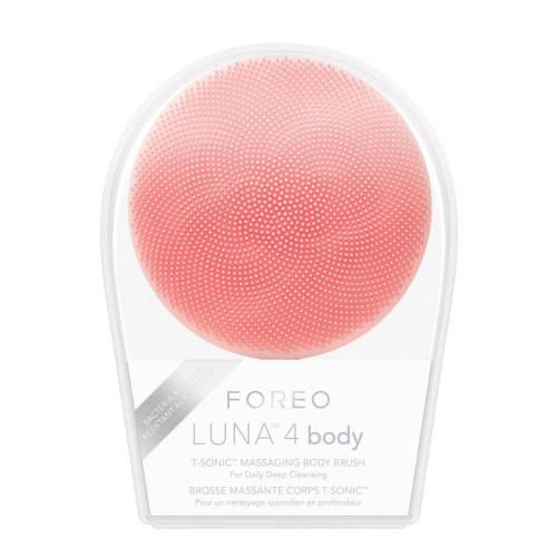 LUNA™ 4 body - Dispositivo limpiador y masajeador corporal 2 en 1 con pulsaciones T-Sonic™ para todo tipo de pieles Peach Perfect FOREO Peach Perfect