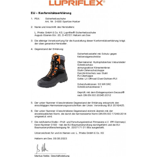 Lupriflex Sportive Hunter (3-630)