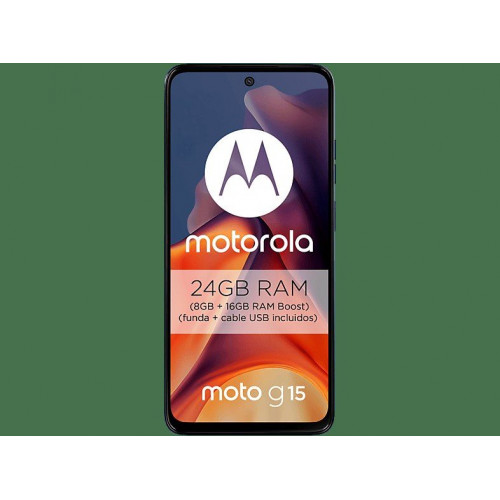 Móvil - Motorola Moto g15, Navy Peony, 512 GB, 8 GB RAM, 6.72