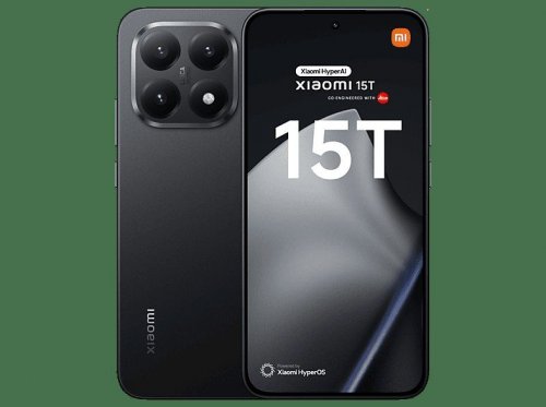 Móvil - Xiaomi 15T, Negro, 256 GB, 12 GB RAM, 6.83