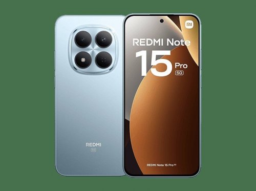 Móvil - Xiaomi Redmi Note 15 Pro 5G, Azul glaciar, 256 GB, 8 GB RAM, 6.83