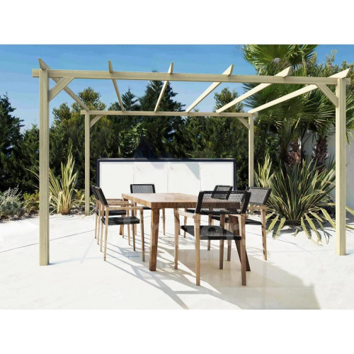 Maderland Pérgola de madera maciza Jerez