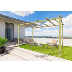Maderland Pérgola de madera Modelo Barcelona
