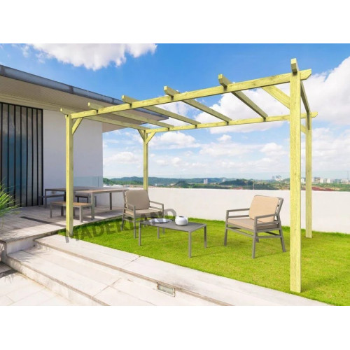 Maderland Pérgola de madera Modelo Barcelona